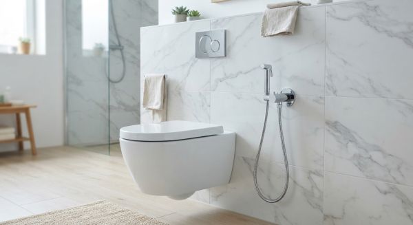 Pourquoi choisir une douchette pour votre wc suspendu ?