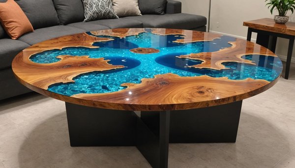 Découvrez les tables époxy personnalisées pour votre espace